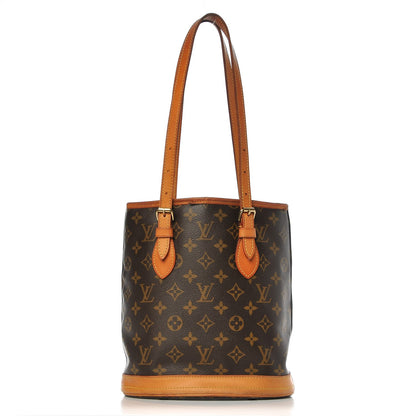 Louis Vuitton Monogram Petit Bucket 23 1 of 10