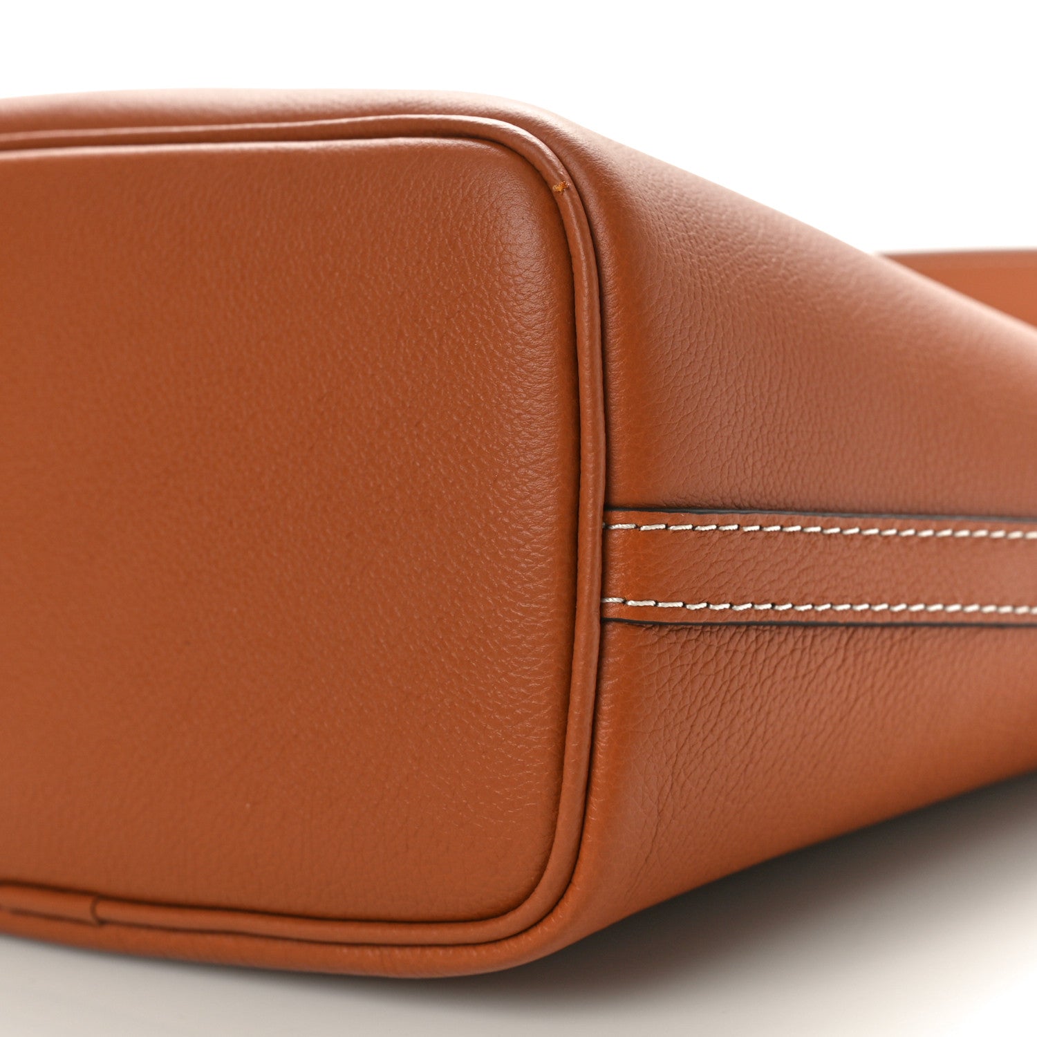 Louis Vuitton Calfskin Lock and Walk Bucket Cognac 8 of 9