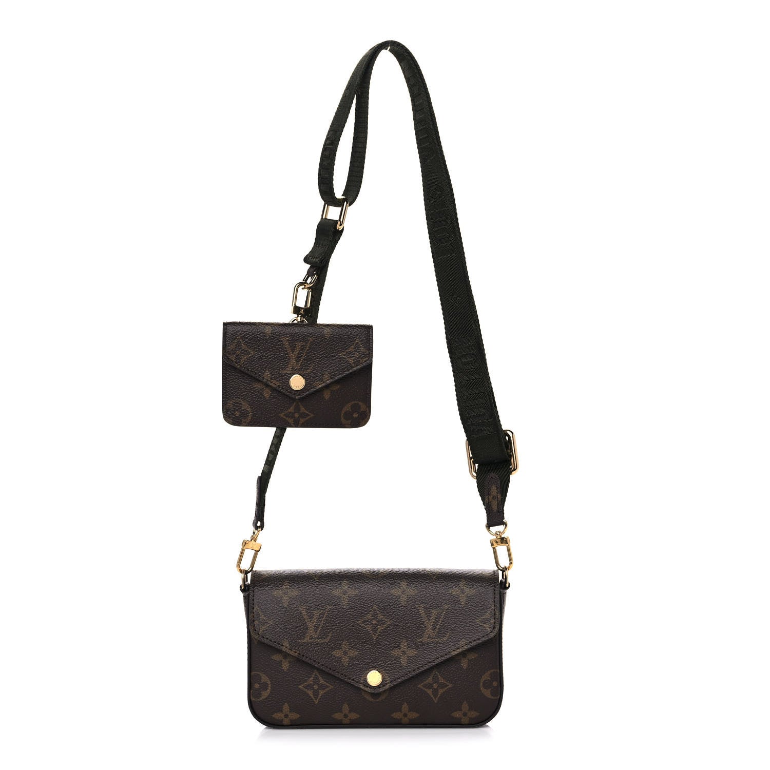 Louis Vuitton Monogram Felicie Strap & Go Kaki 1 of 11