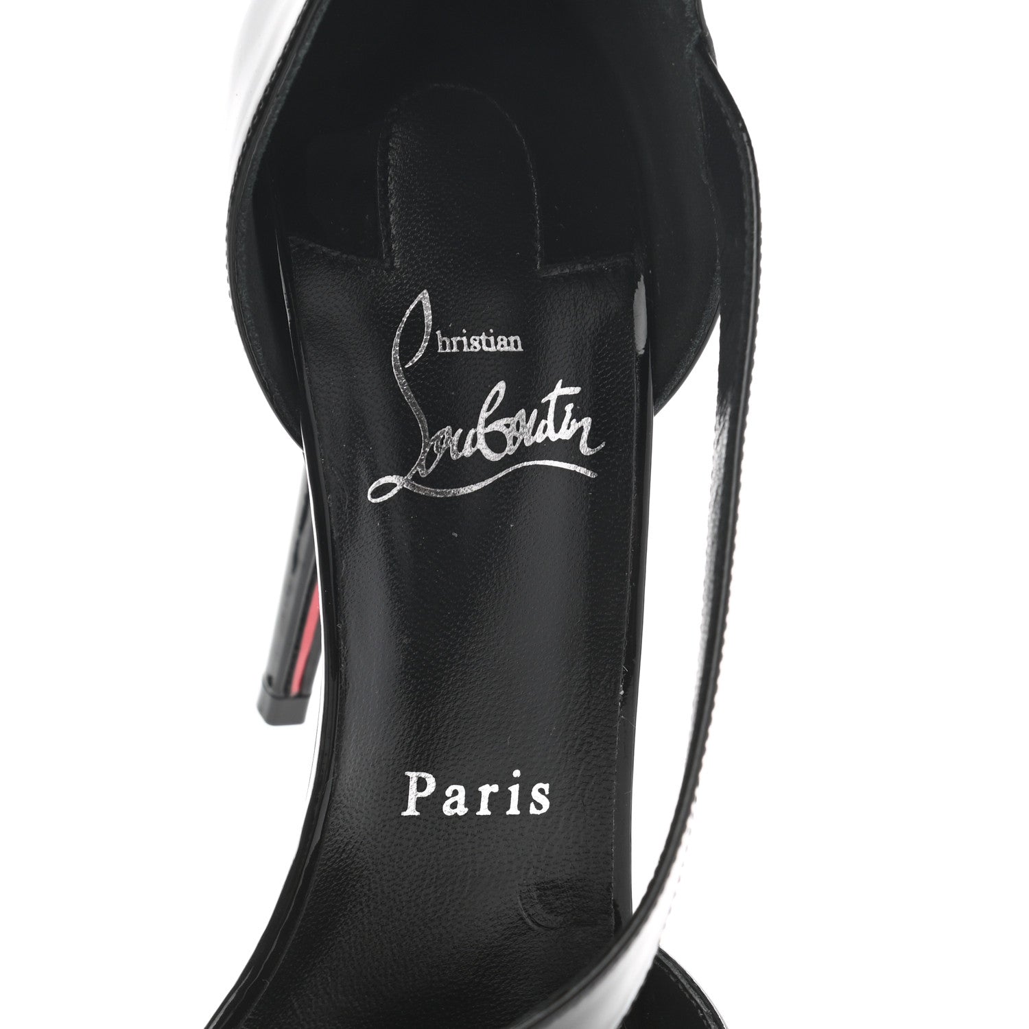 Christian Louboutin Patent Astrid 100 Pumps 38.5 Black 6 of 7