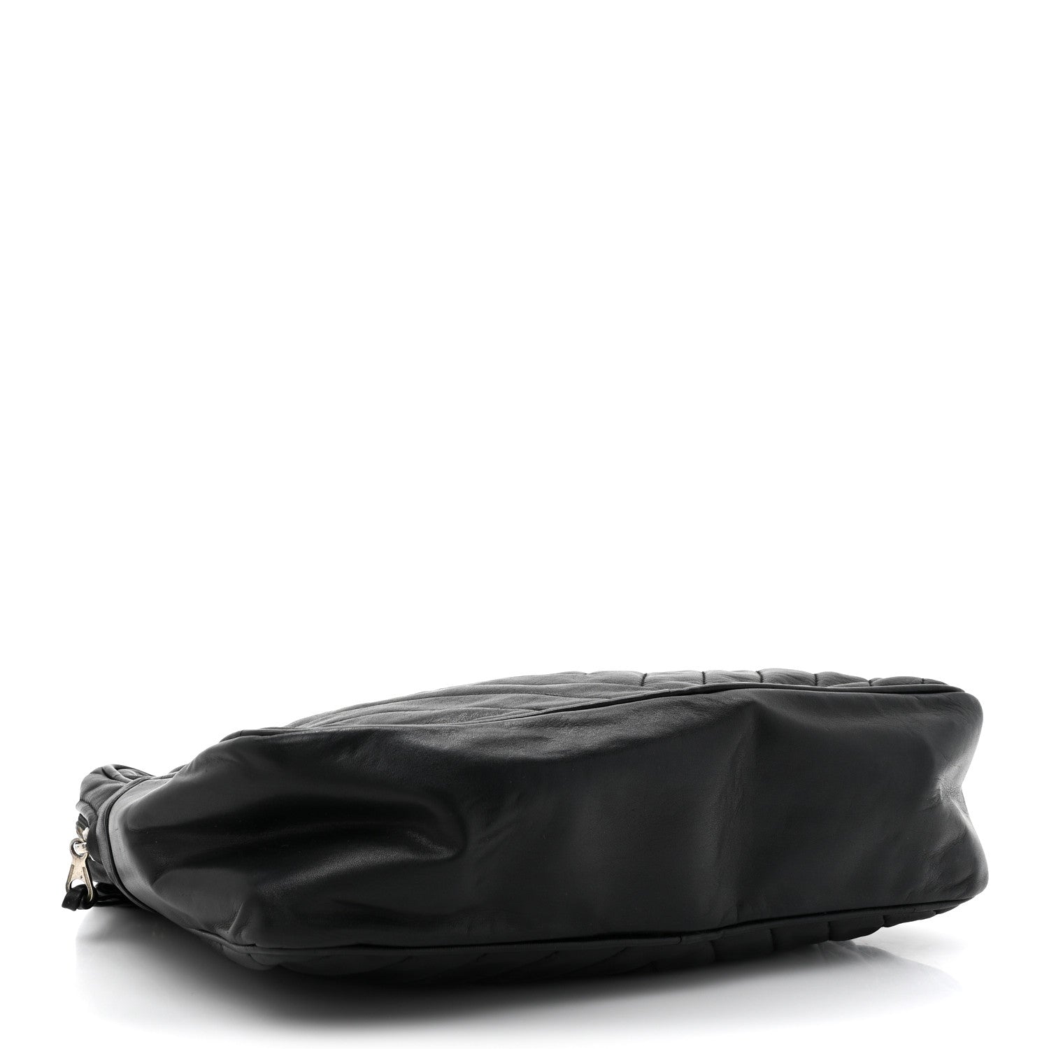 Chanel Lambskin Surpique Chevron Small Tote Black 4 of 14
