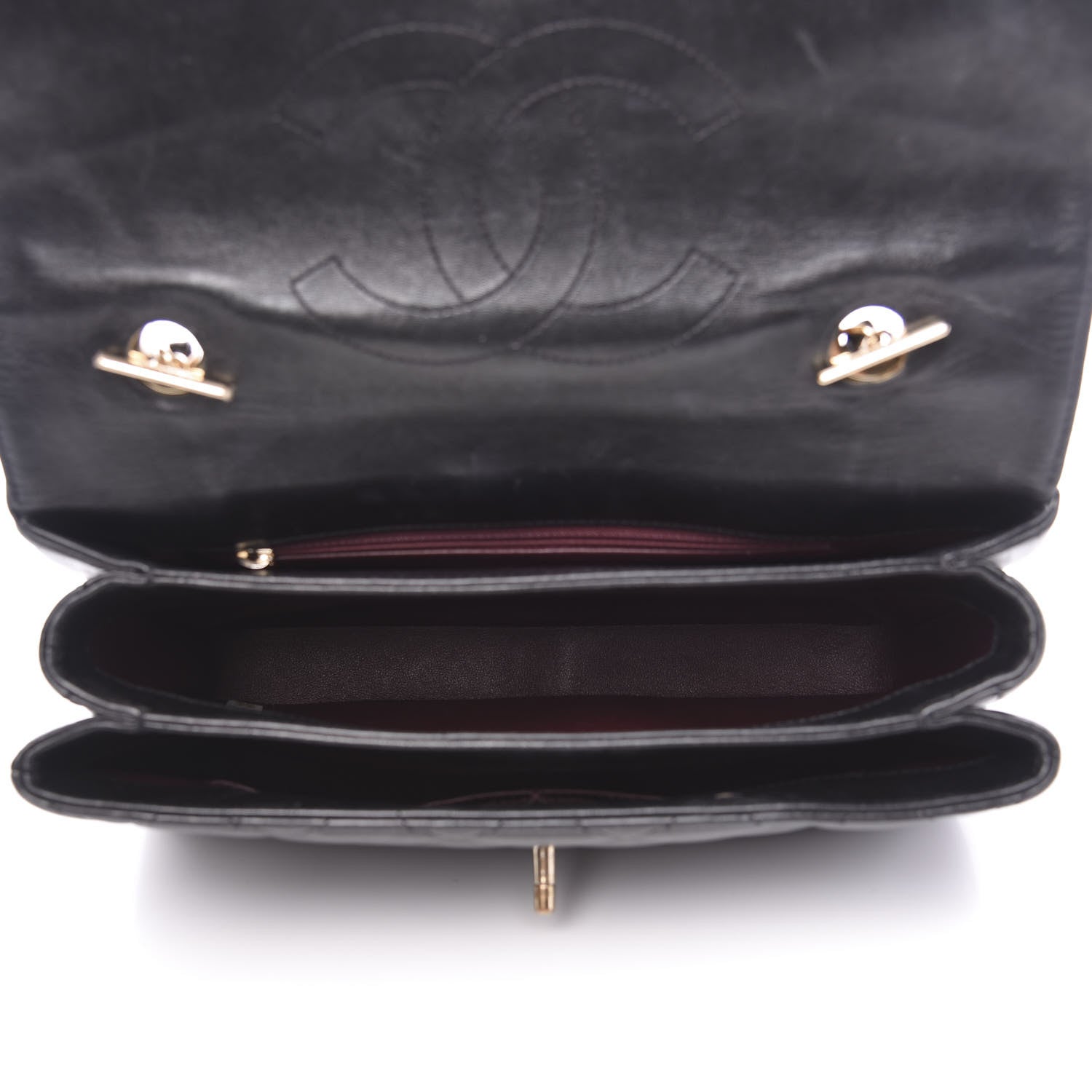 Chanel Lambskin Quilted Medium Trendy CC Flap Dual Handle Bag Black 4 of 20
