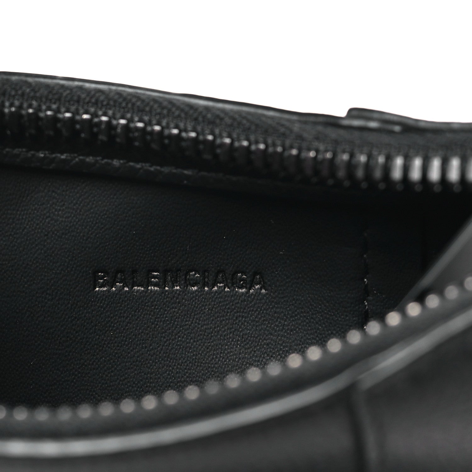 Balenciaga Calfskin Hourglass Phone Holder Bag Black 6 of 9