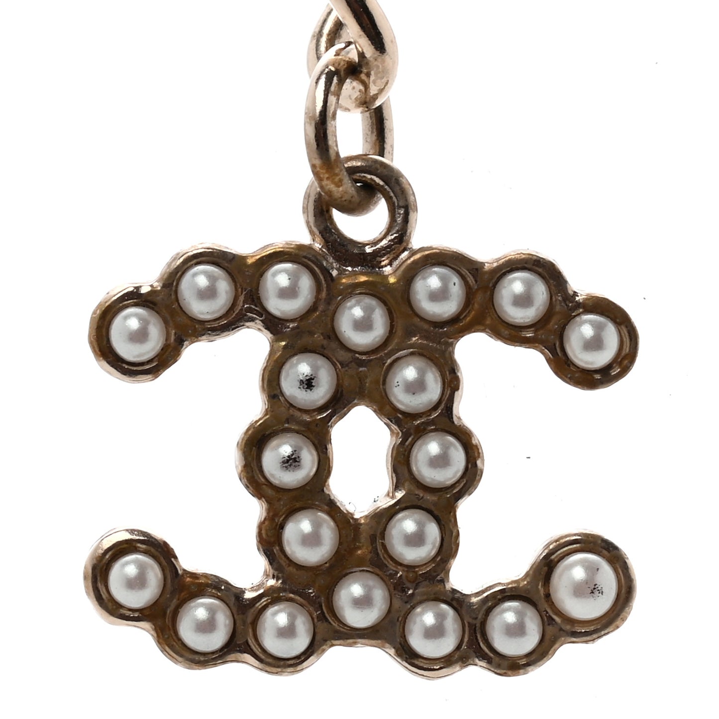 Pearl CC Necklace Gold