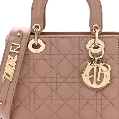 Christian Dior Lambskin Cannage Small My ABCDior Lady Dior Fard 7 of 9
