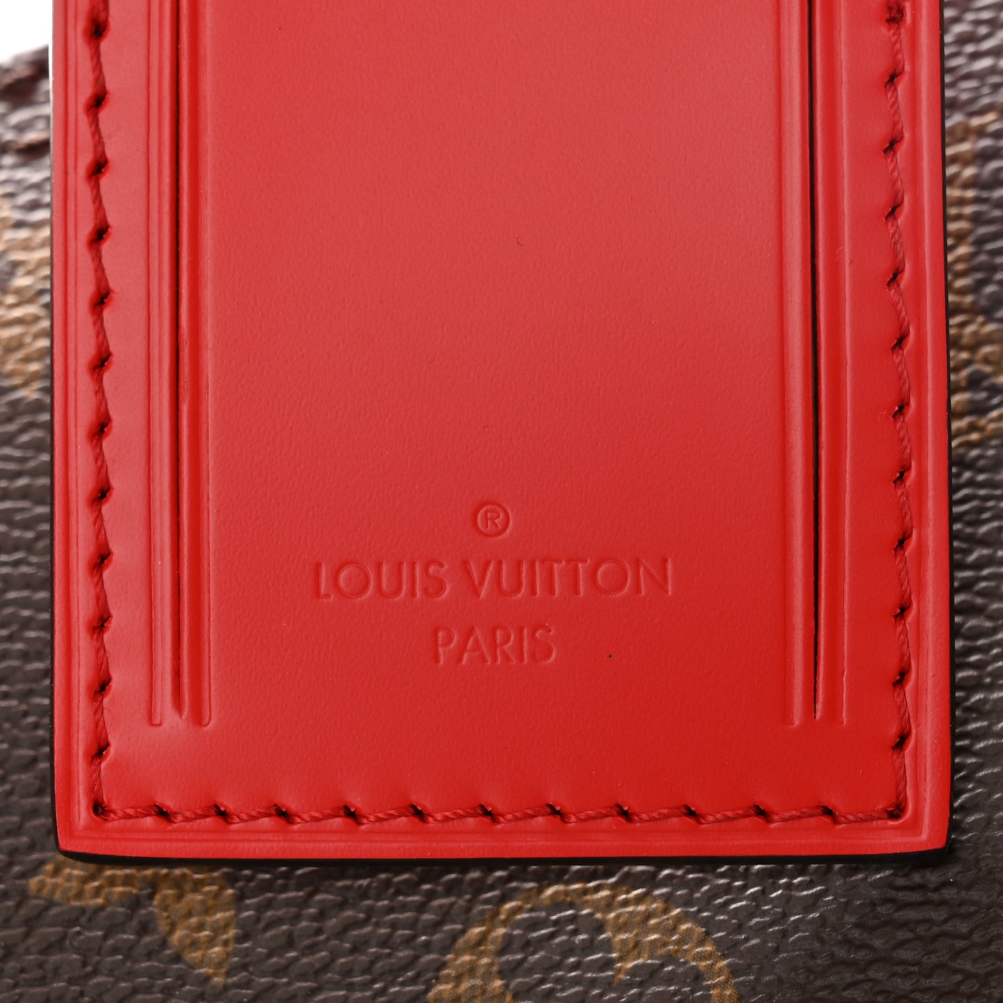 Calfskin Monogram Keepall Bandouliere 50 Coquelicot