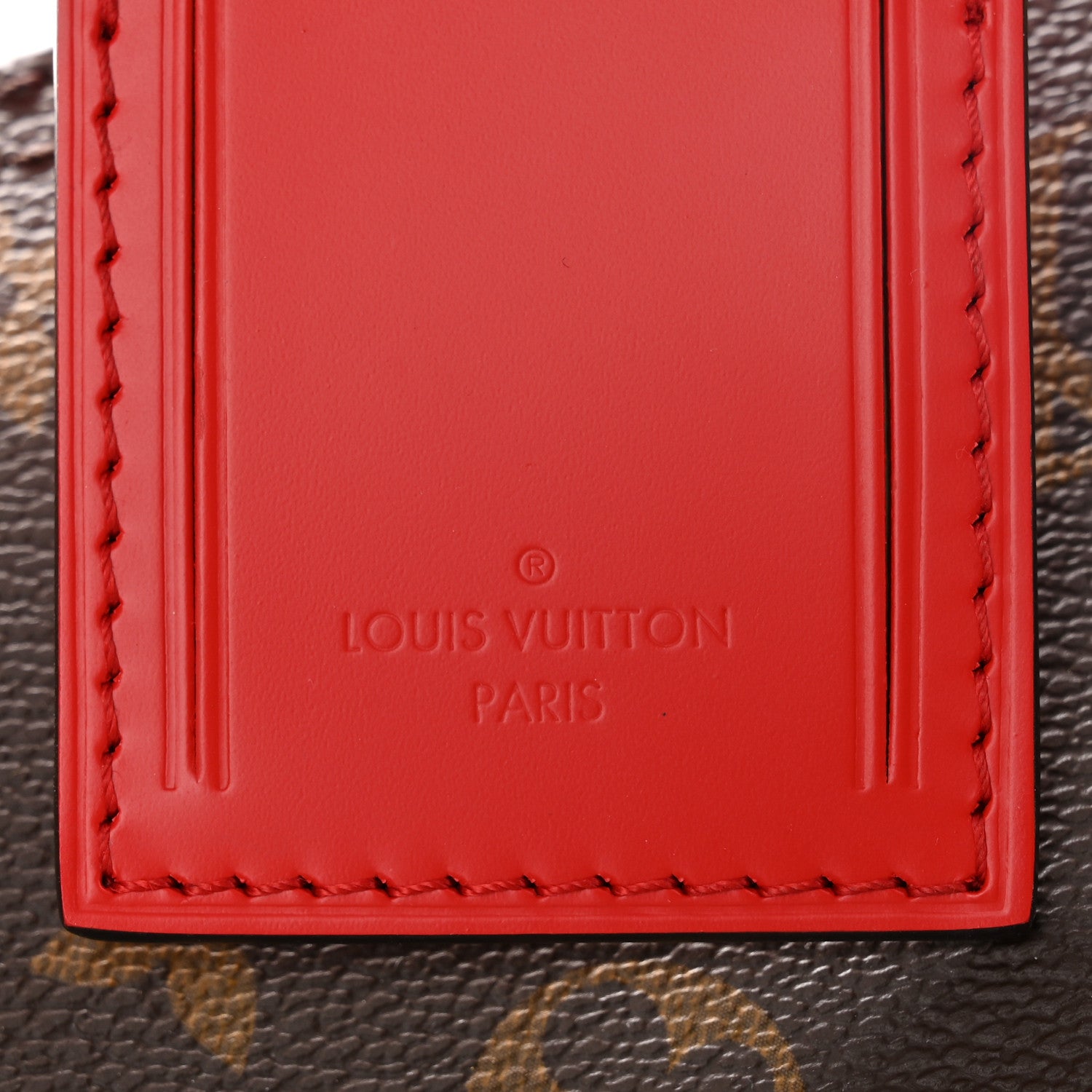 Louis Vuitton Calfskin Monogram Keepall Bandouliere 50 Coquelicot 5 of 17