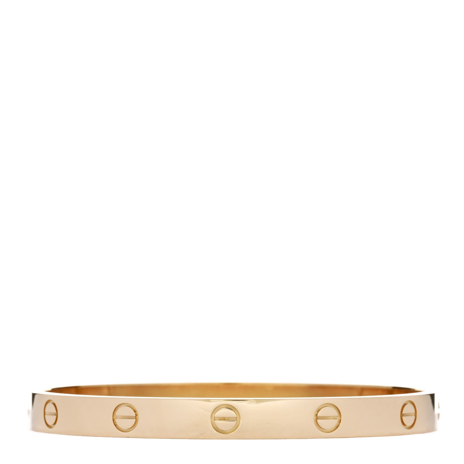 Cartier 18K Yellow Gold LOVE Bracelet 18 1 of 9