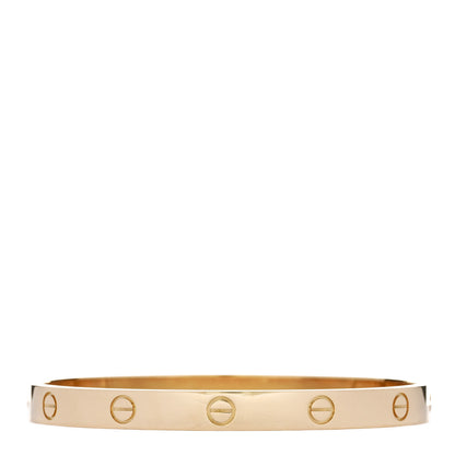 Cartier 18K Yellow Gold LOVE Bracelet 18 1 of 9