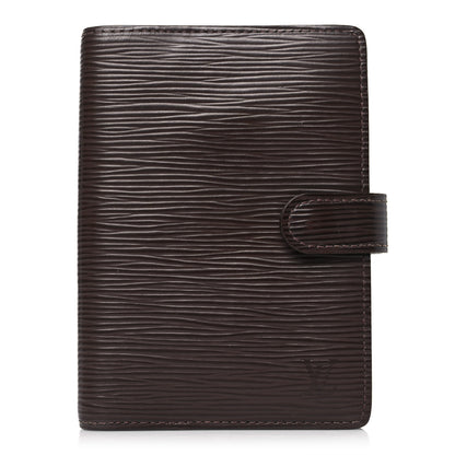 Louis Vuitton Epi Small Ring Agenda Cover Moka 1 of 10