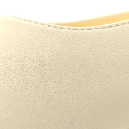 Chanel Lambskin Cap Toe CC Uniform Ballerina Flats 38 Beige Black 9 of 9