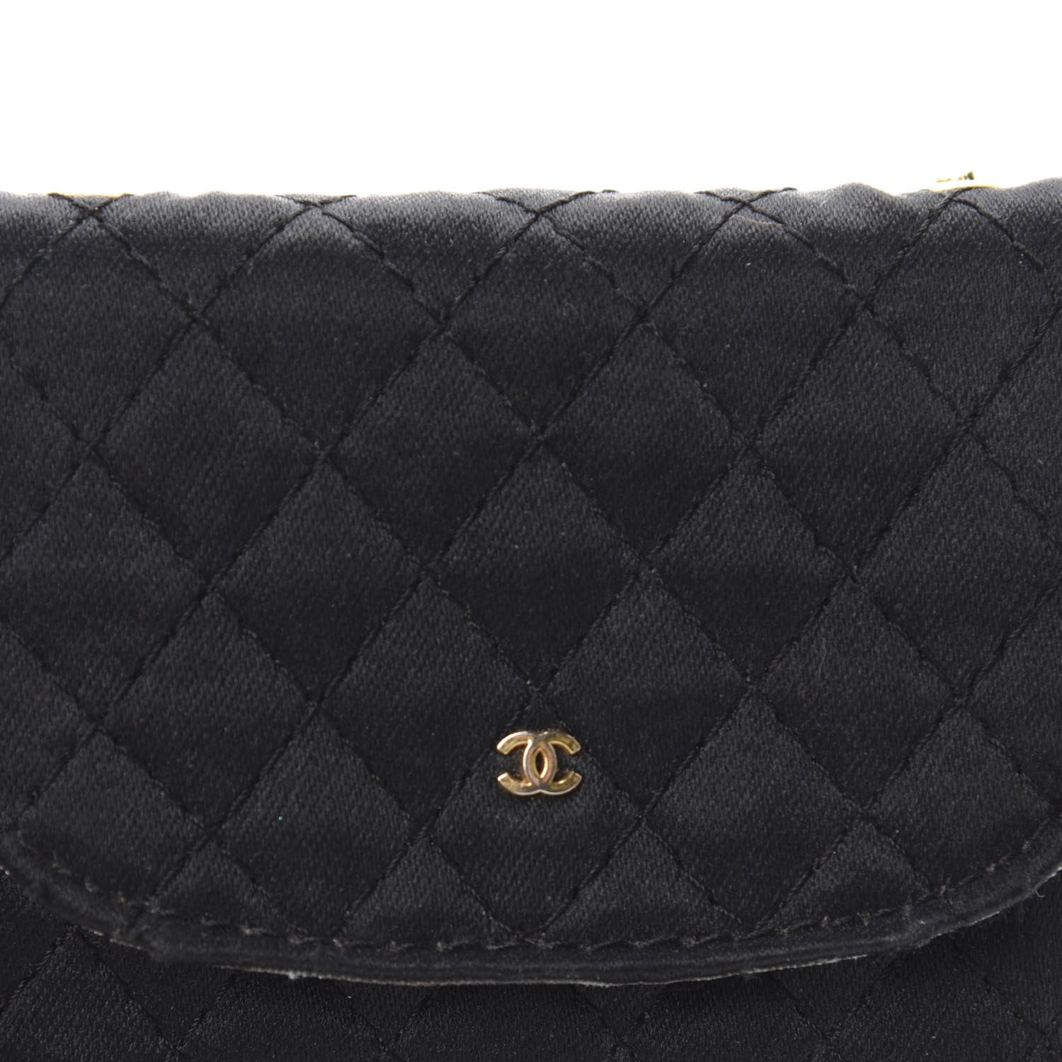 Chanel Grosgrain Quilted Micro Flap Bag Black 9 of 10