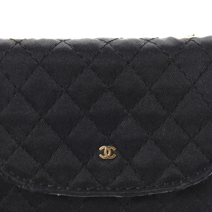Chanel Grosgrain Quilted Micro Flap Bag Black 9 of 10