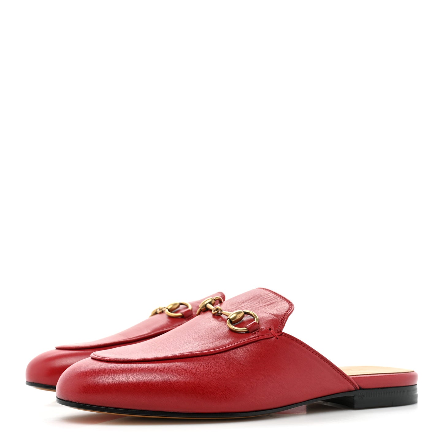 Malaga Kid Womens Princetown Slippers 36 Hibiscus Red