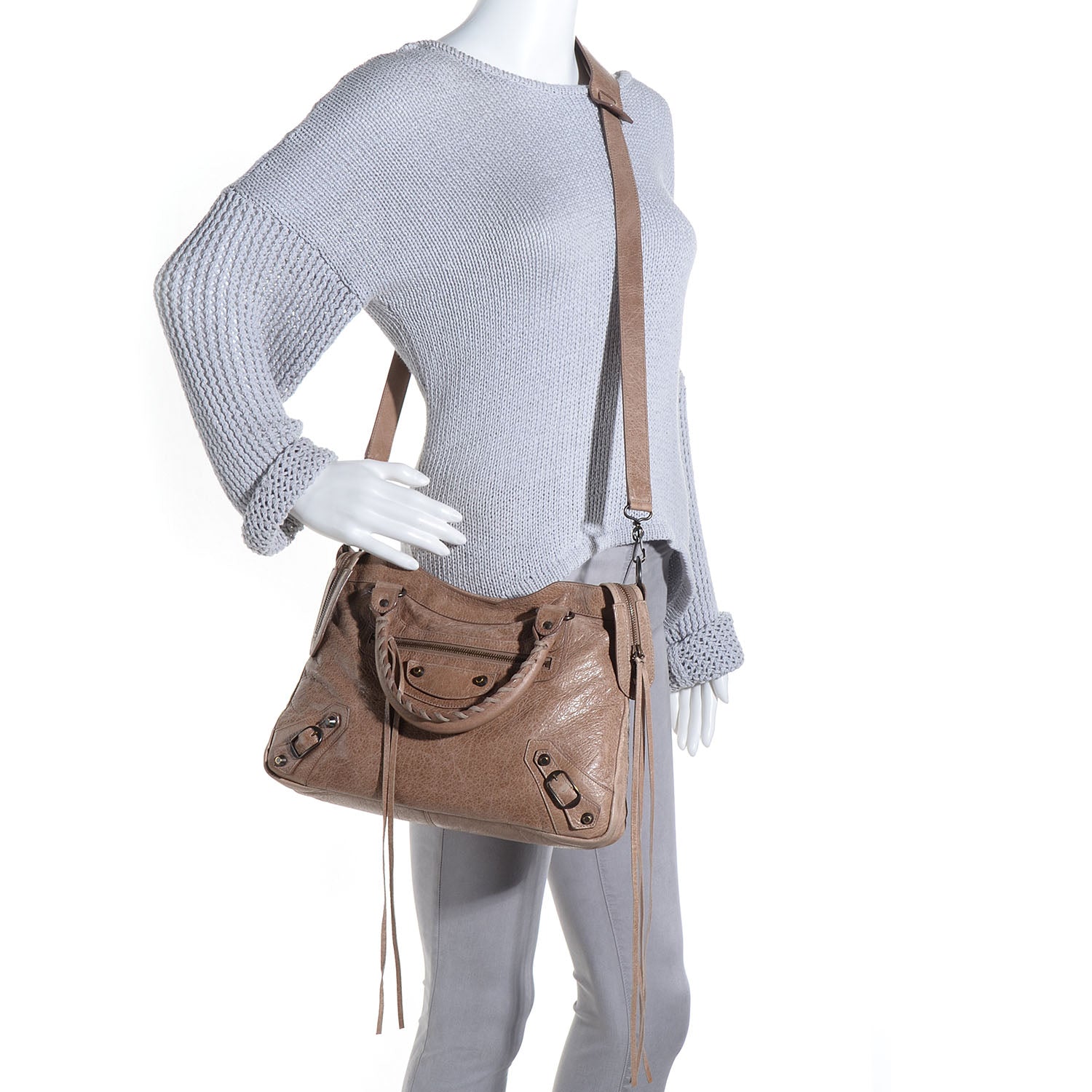Balenciaga Agneau Classic Hardware Town Seigle 2 of 11
