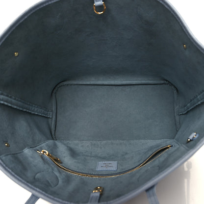Louis Vuitton Empreinte Monogram Giant Neverfull MM Blue Hour 6 of 11