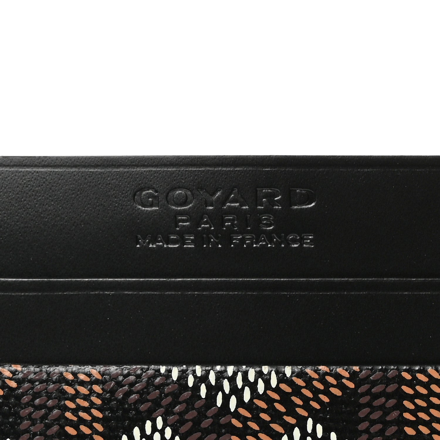 Goyard Goyardine Saint Sulpice Card Holder Black 6 of 8