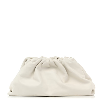 Bottega Veneta Smooth Butter Calf The Pouch Oversized Clutch Mist 1 of 7