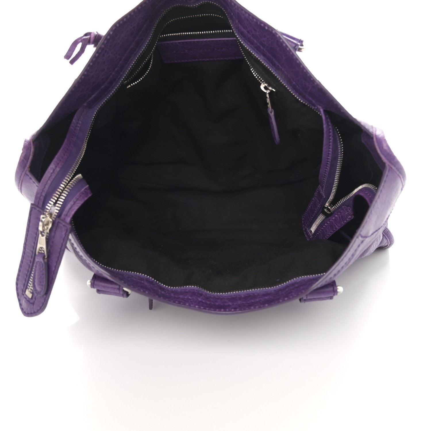 Balenciaga Agneau Giant 12 Silver Hardware City Dark Violet 5 of 15
