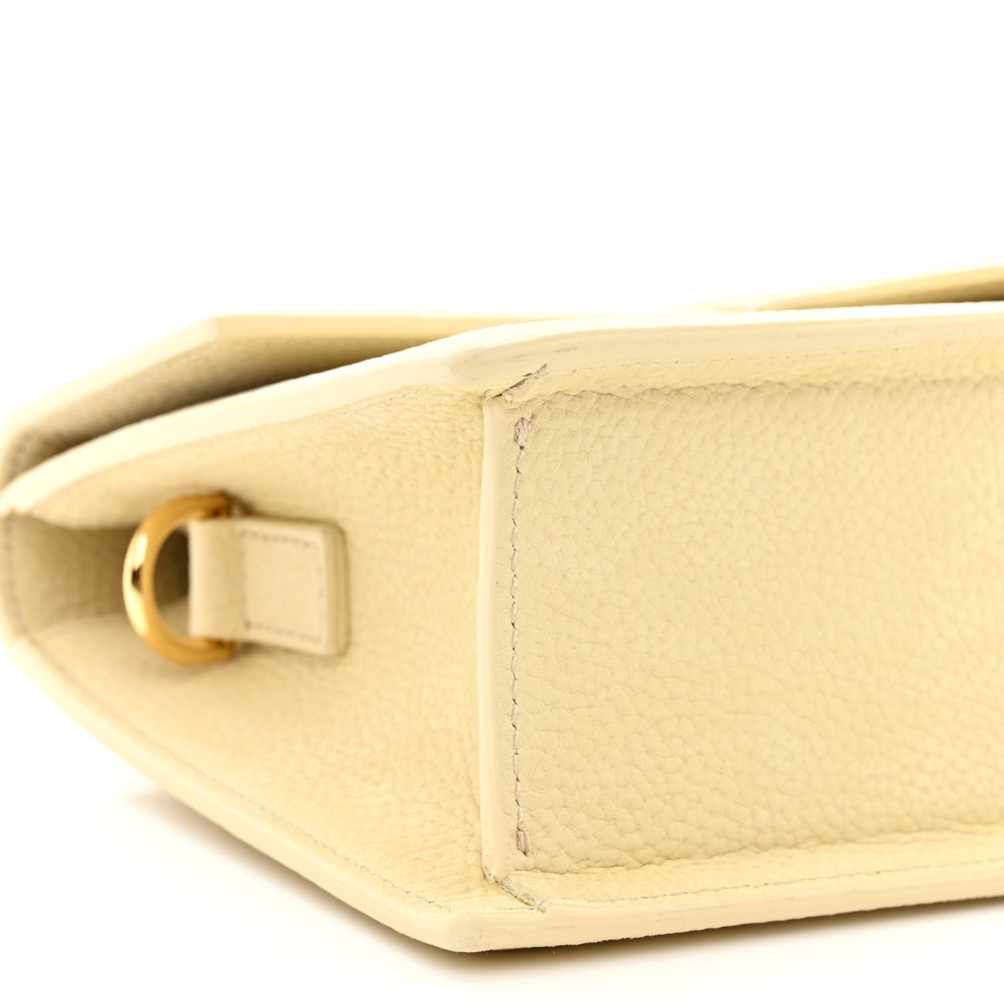 Grained Calfskin Le Grand Bambino Light Yellow