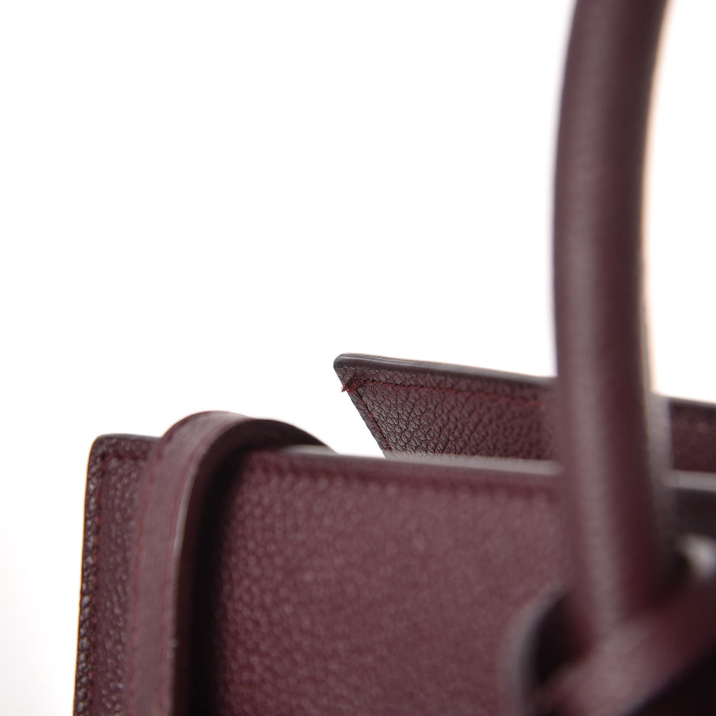 Grained Calfskin Small Classic Sac De Jour Bordeaux