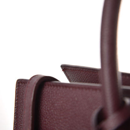 Saint Laurent Grained Calfskin Small Classic Sac De Jour Bordeaux 11 of 20