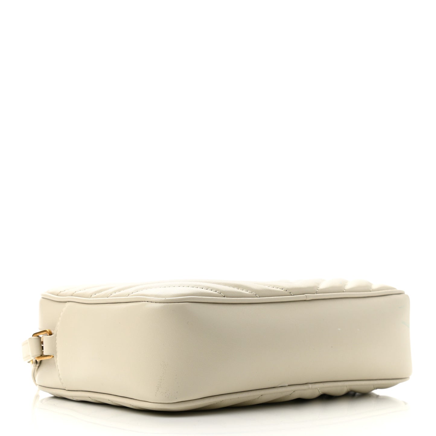 Calfskin Matelasse Monogram Lou Camera Bag Crema Soft
