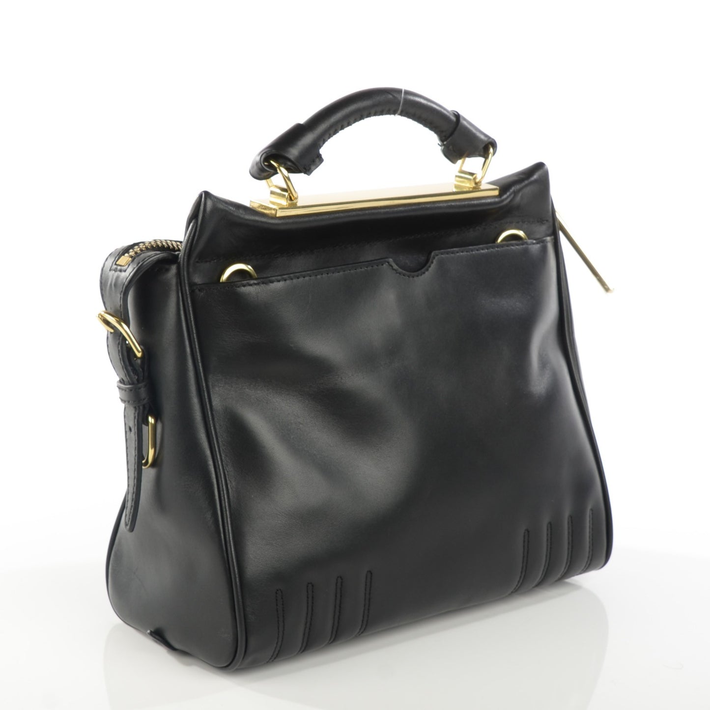 3.1 Calfskin Small Ryder Satchel Black
