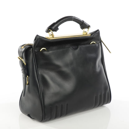 3.1 Phillip Lim 3.1 Calfskin Small Ryder Satchel Black 3 of 7