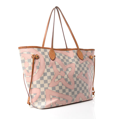 Louis Vuitton Damier Azur Tahitienne Neverfull MM 3 of 15