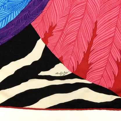 Hermes Cashmere Silk Zebra Pegasus Shawl 140 2 of 4