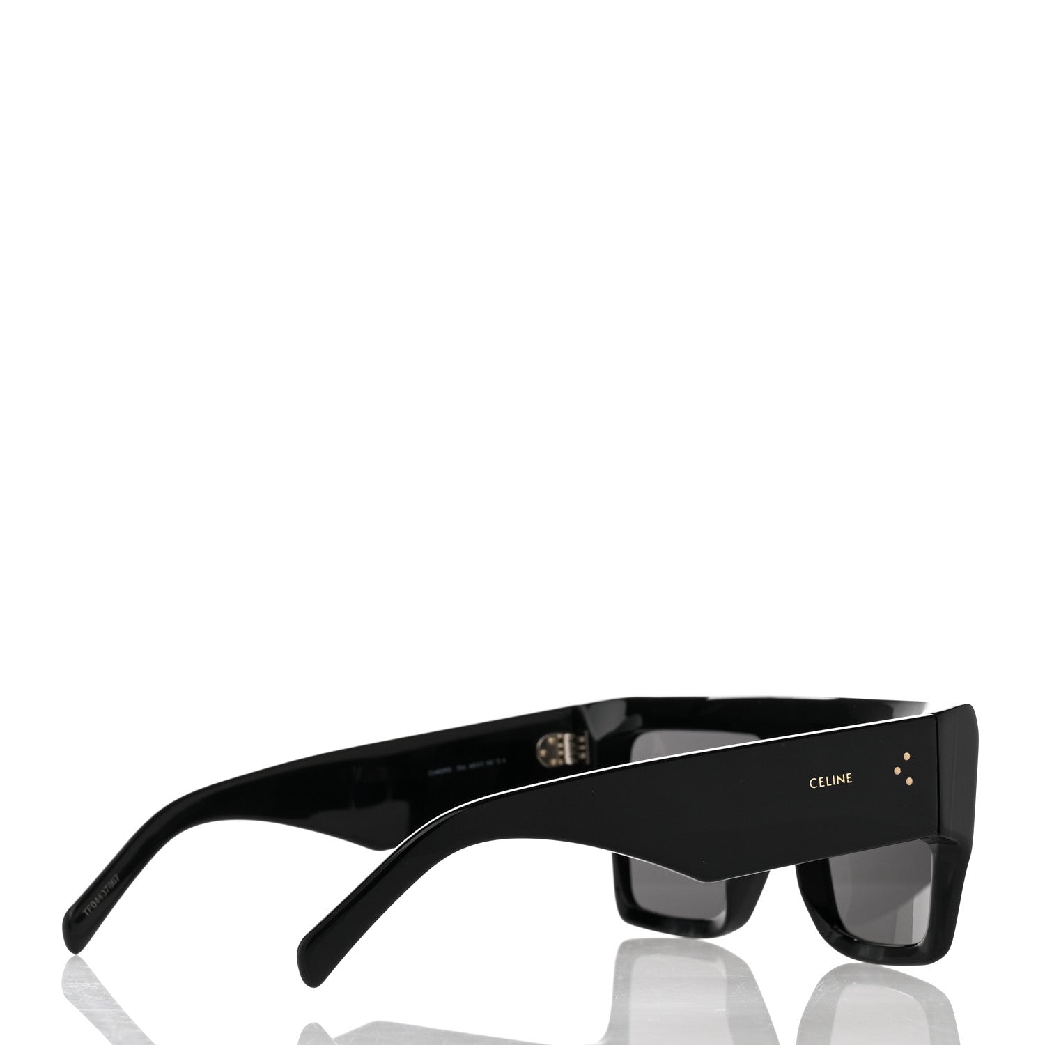 Celine Rectangular Sunglasses CL400921 Black 4 of 7
