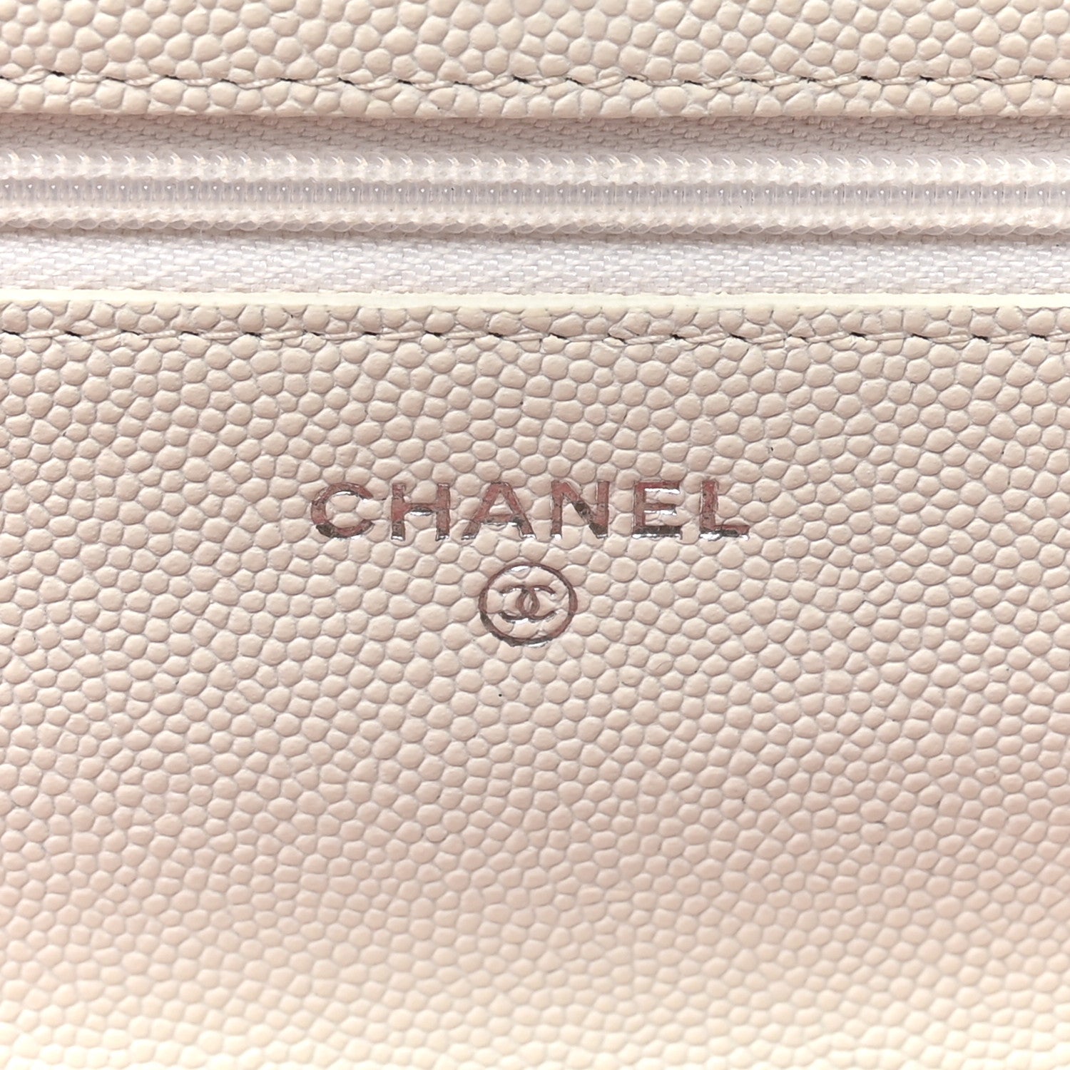 Chanel Caviar Quilted Chanel 19 Wallet On Chain WOC White Pink 6 of 11
