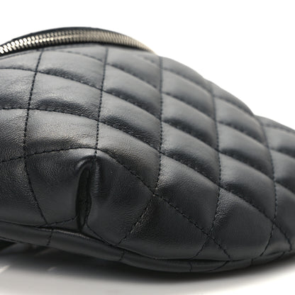Chanel Calfskin Quilted Waist Belt Bag Black 9 of 11