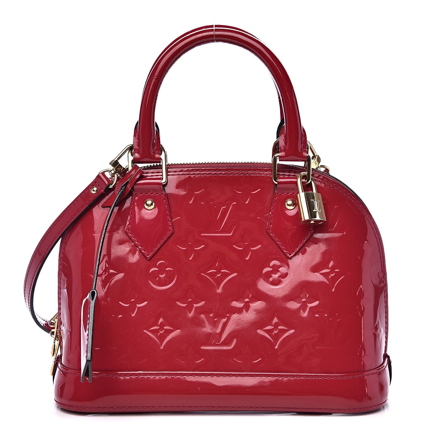 Louis Vuitton Vernis Alma BB Rose Indien 1 of 12