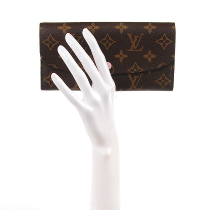 Louis Vuitton Monogram Emilie Wallet Rose Ballerine 2 of 8