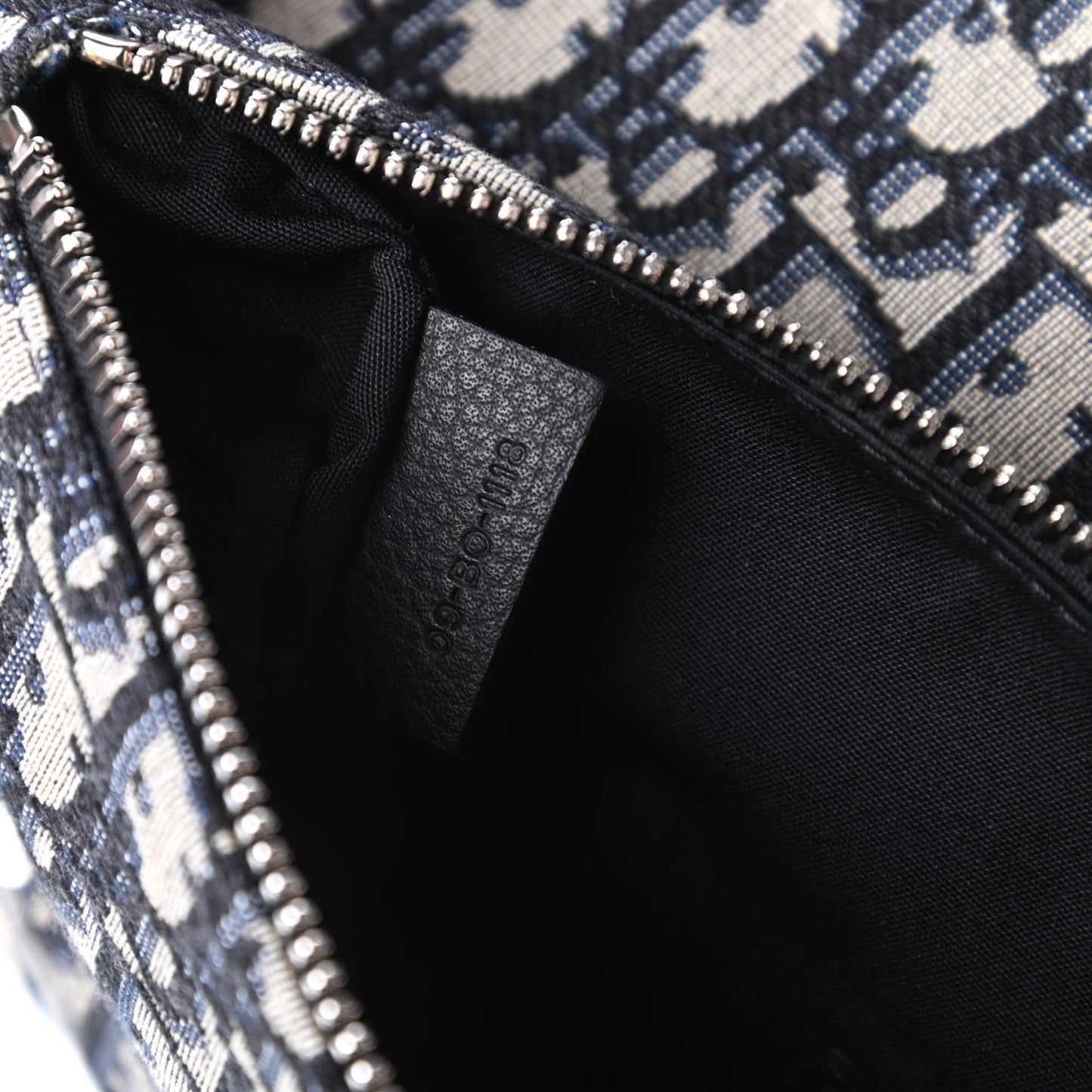Oblique Mens Saddle Bag Blue