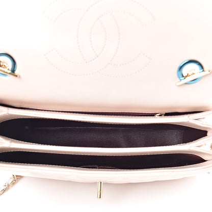 Chanel Lambskin Quilted Small Trendy CC Flap Dual Handle Bag Light Pink 5 of 17