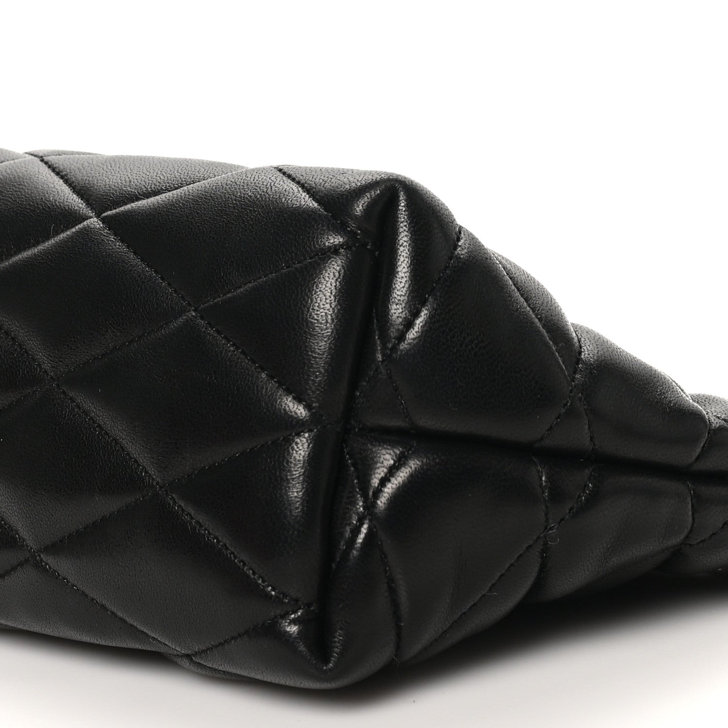 Saint Laurent Lambskin Quilted Gaby Zipped Shoulder Bag Black 10 of 10
