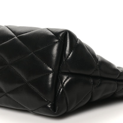 Saint Laurent Lambskin Quilted Gaby Zipped Shoulder Bag Black 10 of 10
