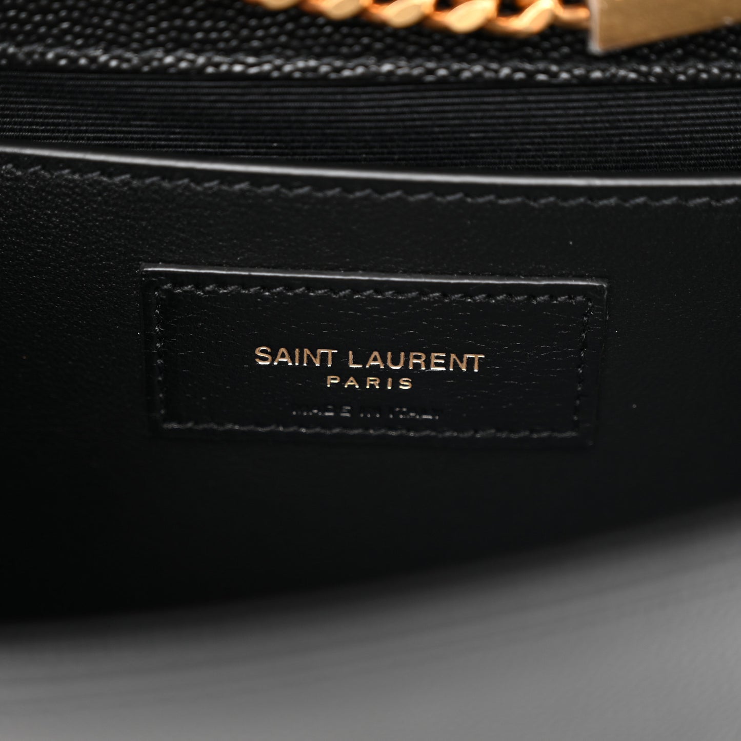 Grain De Poudre Small Monogram Kate Satchel Black