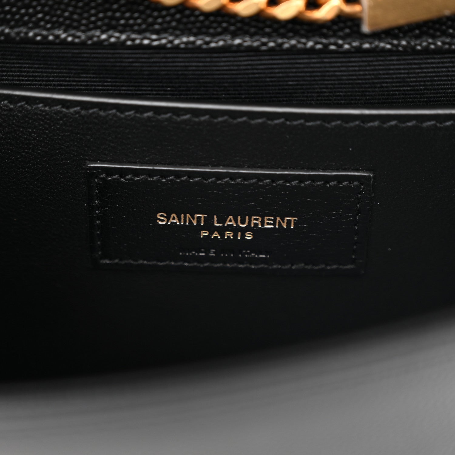 Saint Laurent Grain De Poudre Small Monogram Kate Satchel Black 6 of 10