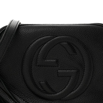 Gucci Pebbled Calfskin Small Soho Disco Bag Black 7 of 11
