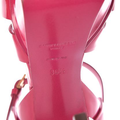 Saint Laurent Patent Tribute 105 Platform Sandals 36.5 Bubblegum 6 of 17