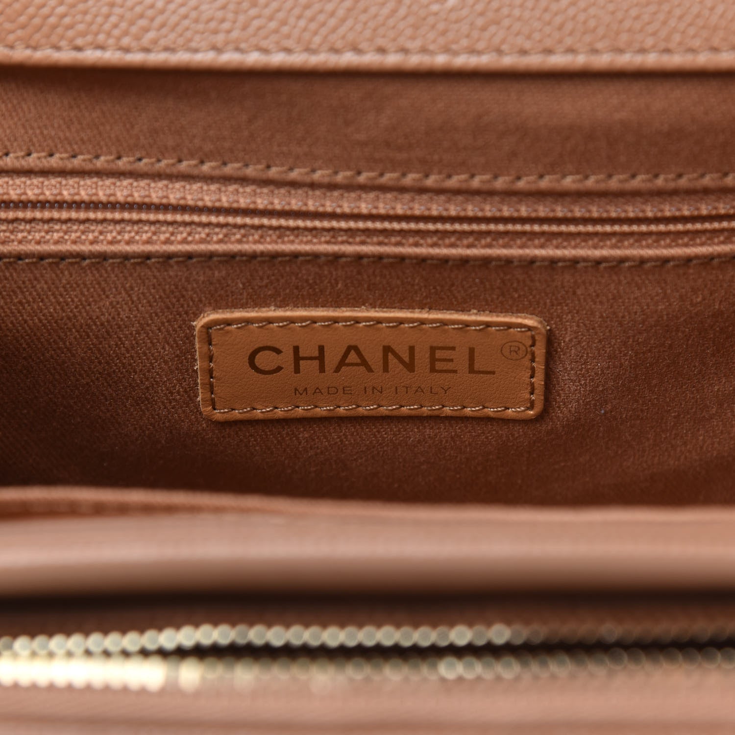 Chanel Caviar Quilted Medium Business Affinity Flap Brown 6 of 11