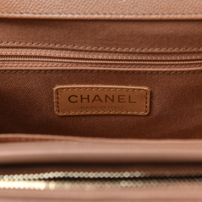 Chanel Caviar Quilted Medium Business Affinity Flap Brown 6 of 11