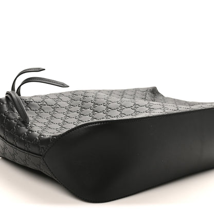 Gucci Guccissima Signature Large Linea A Hobo Black 4 of 12