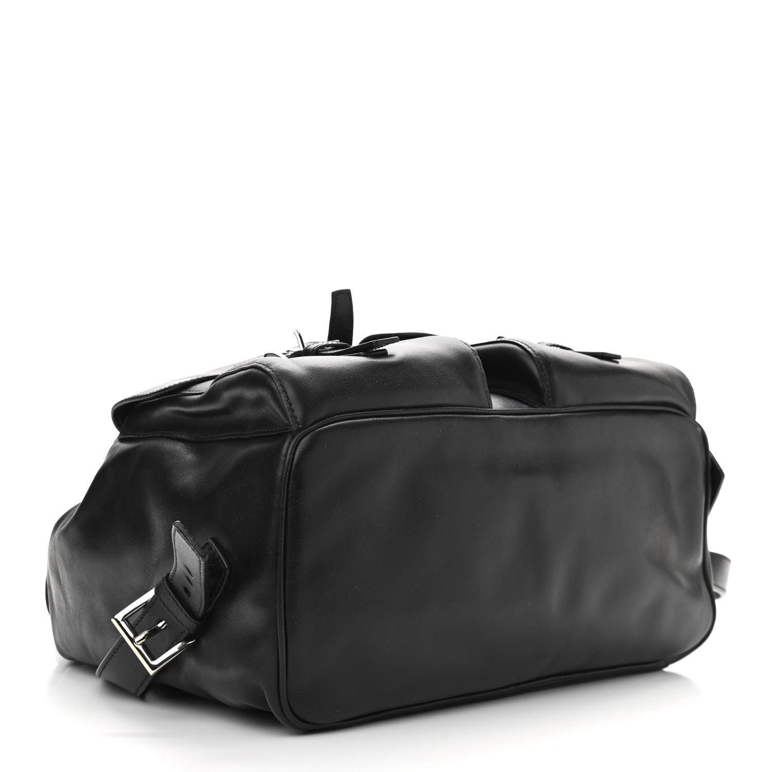 Prada Calfskin Backpack Black 4 of 12