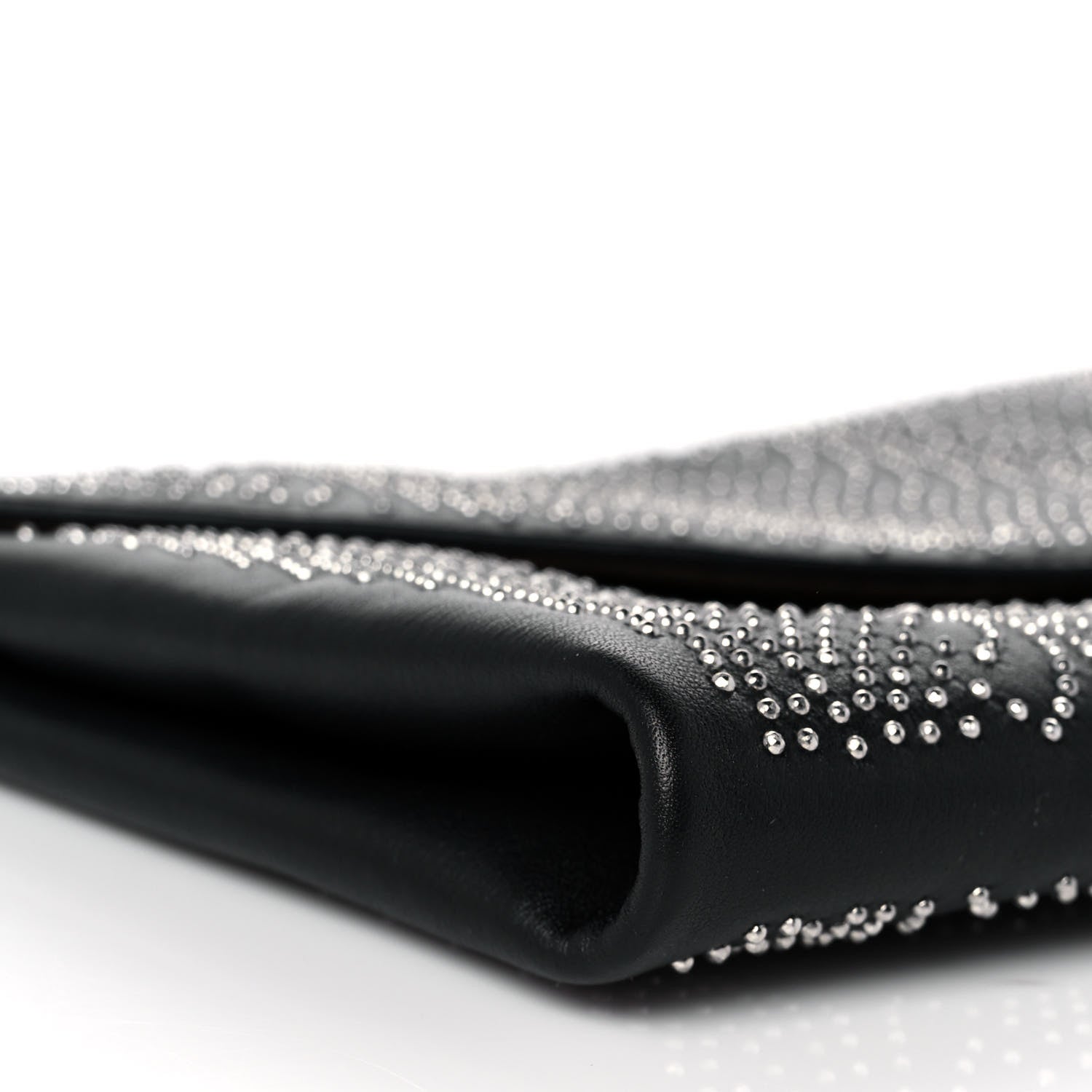 Alaia Calfskin Studded Envelope Clutch Black 7 of 8