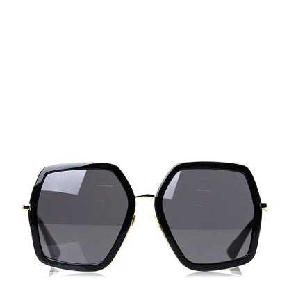 Gucci Acetate Oversize Square Frame GG0106S Sunglasses Black 2 of 5